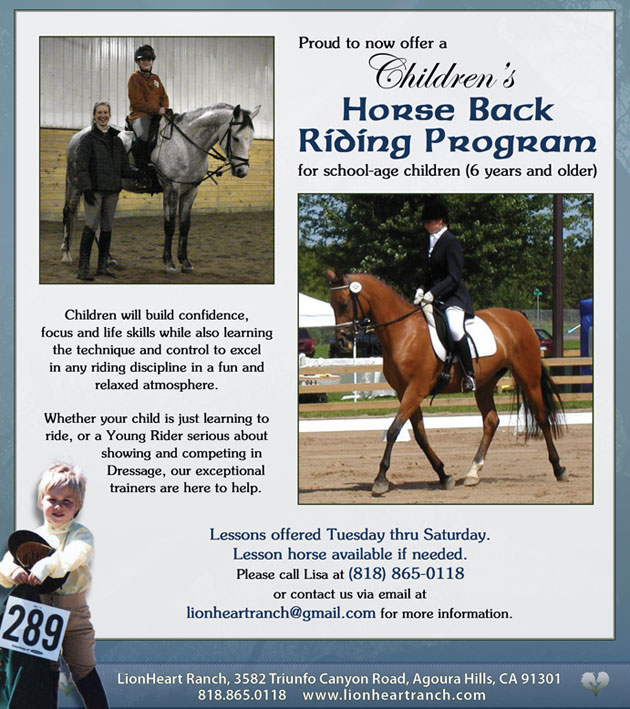 Children's Horse Back Riding Program